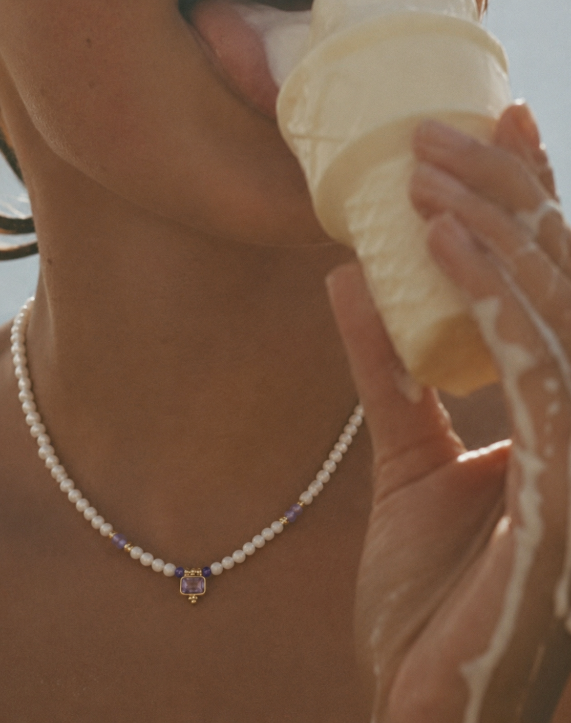 COLLIER JULIETTE AMÉTHYSTE