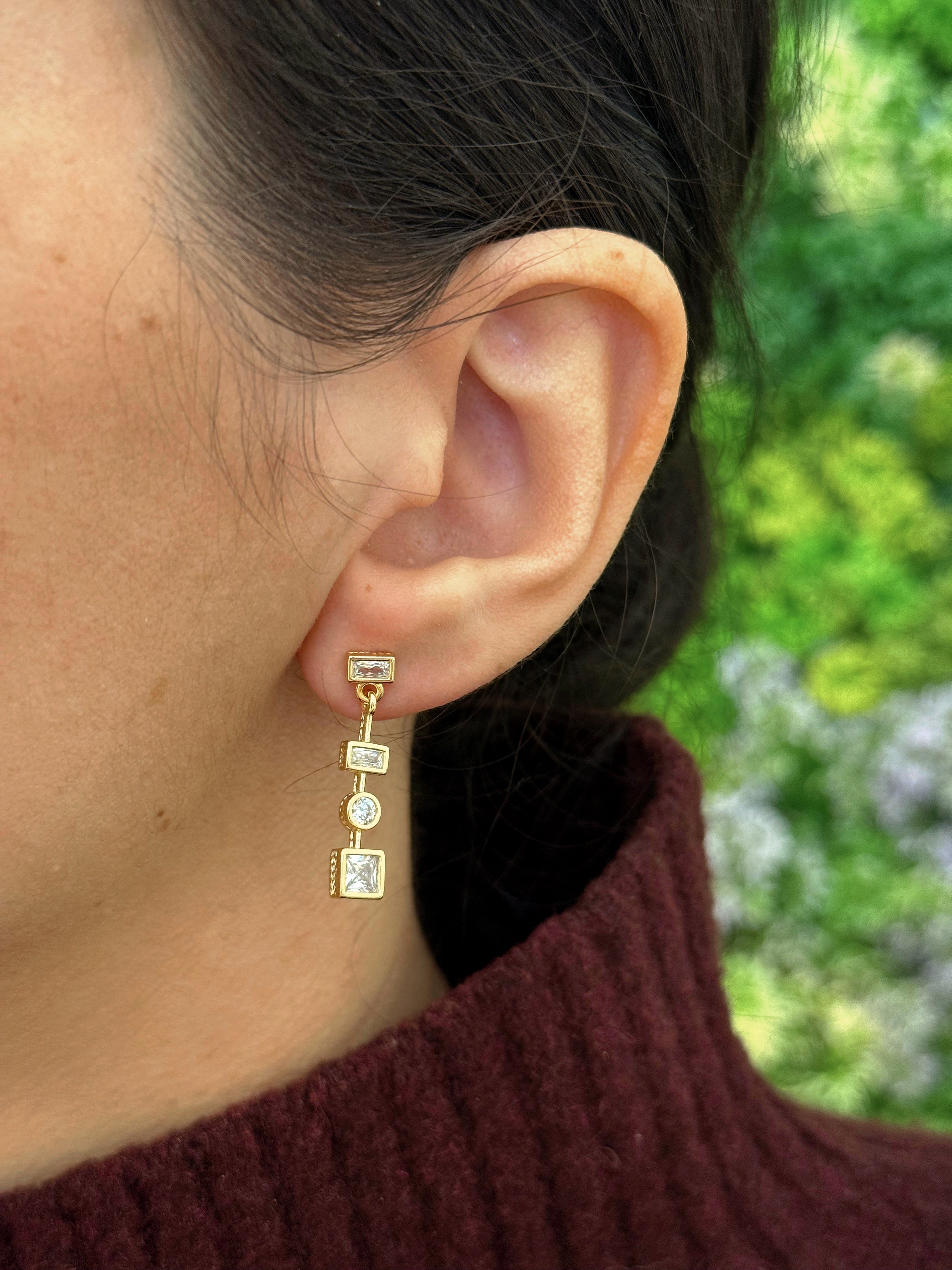 BOUCLES D’OREILLES MURIELLE BLANC