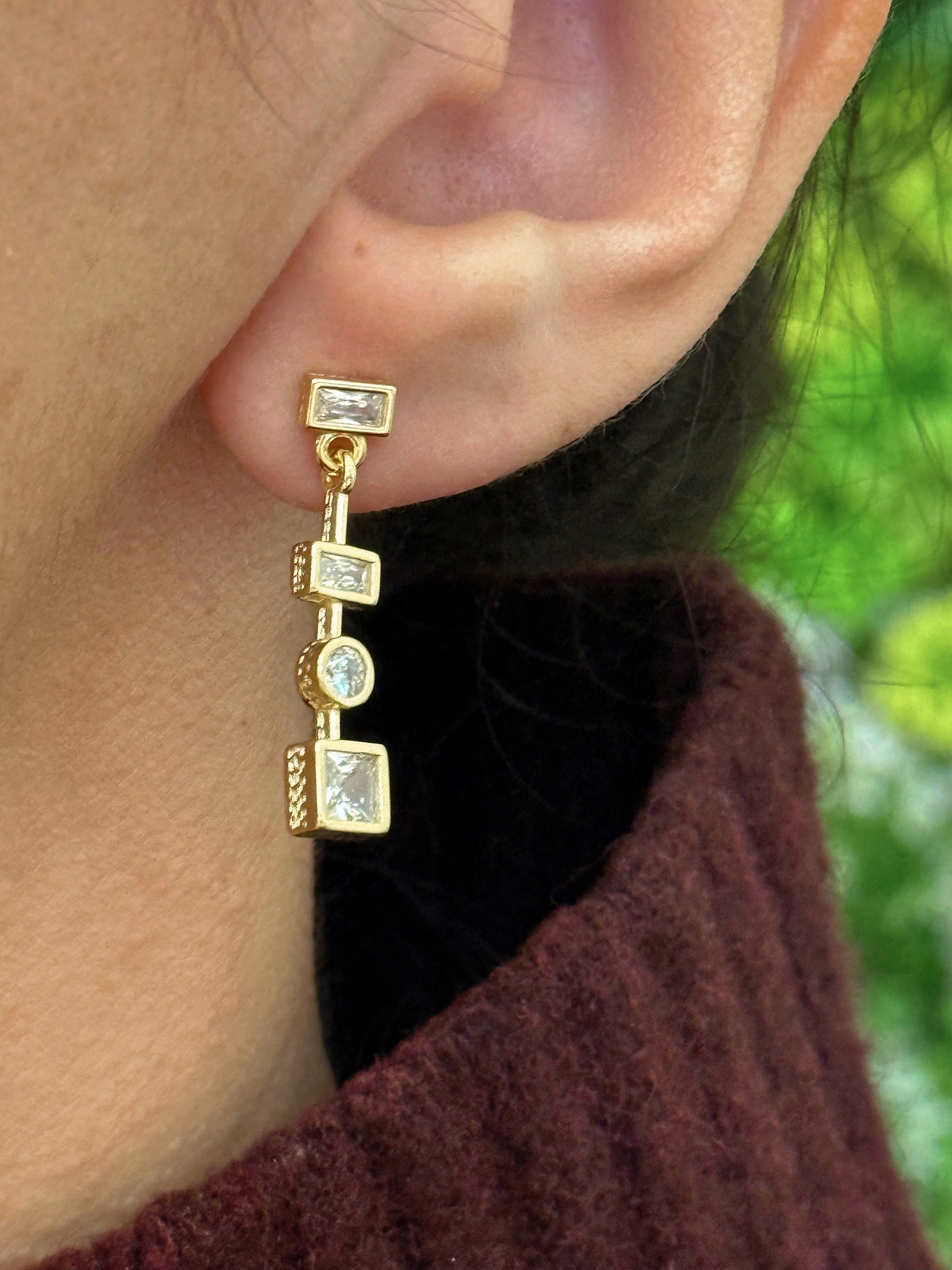 BOUCLES D’OREILLES MURIELLE BLANC