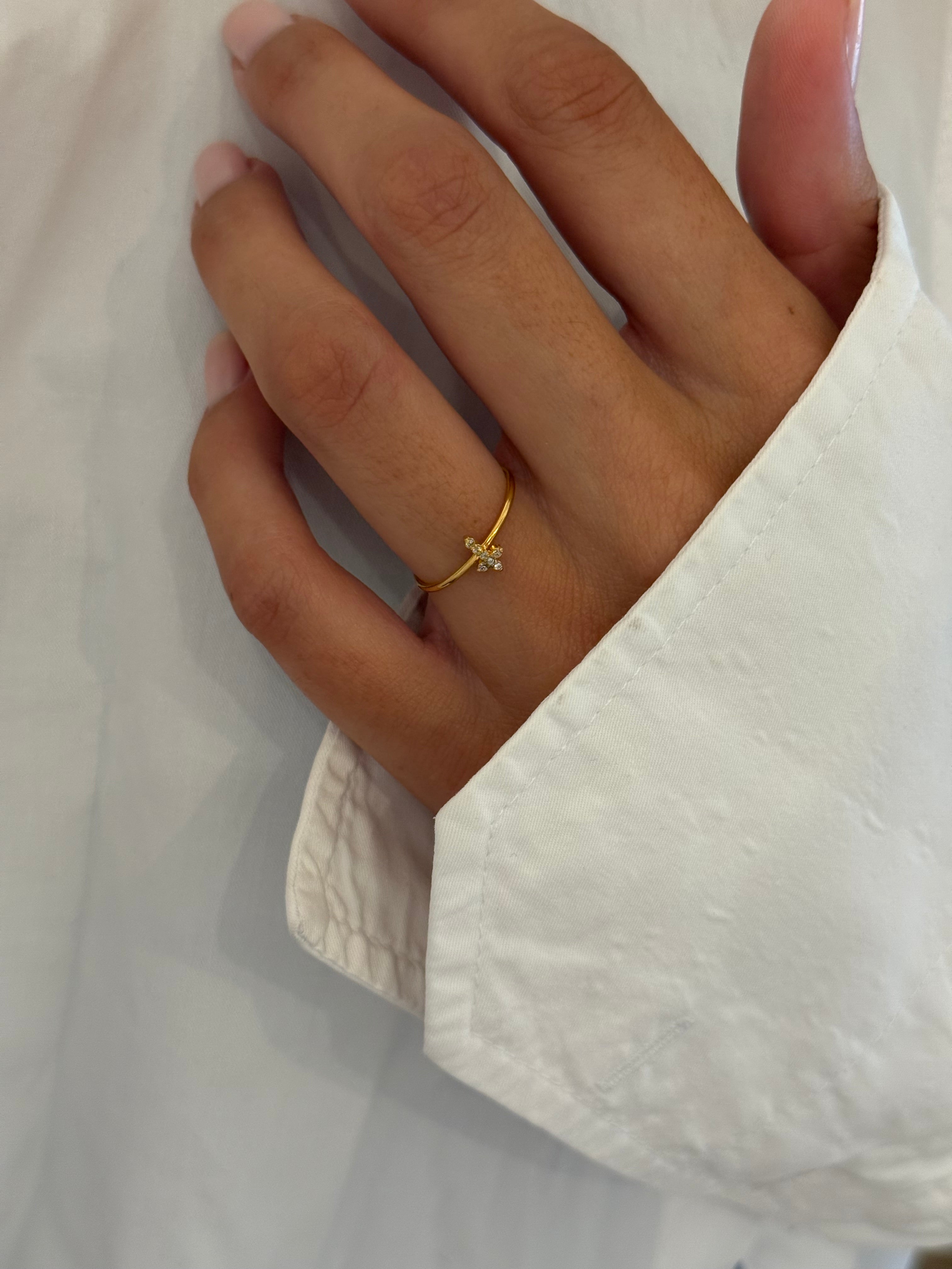 BAGUE PETITE CROIX