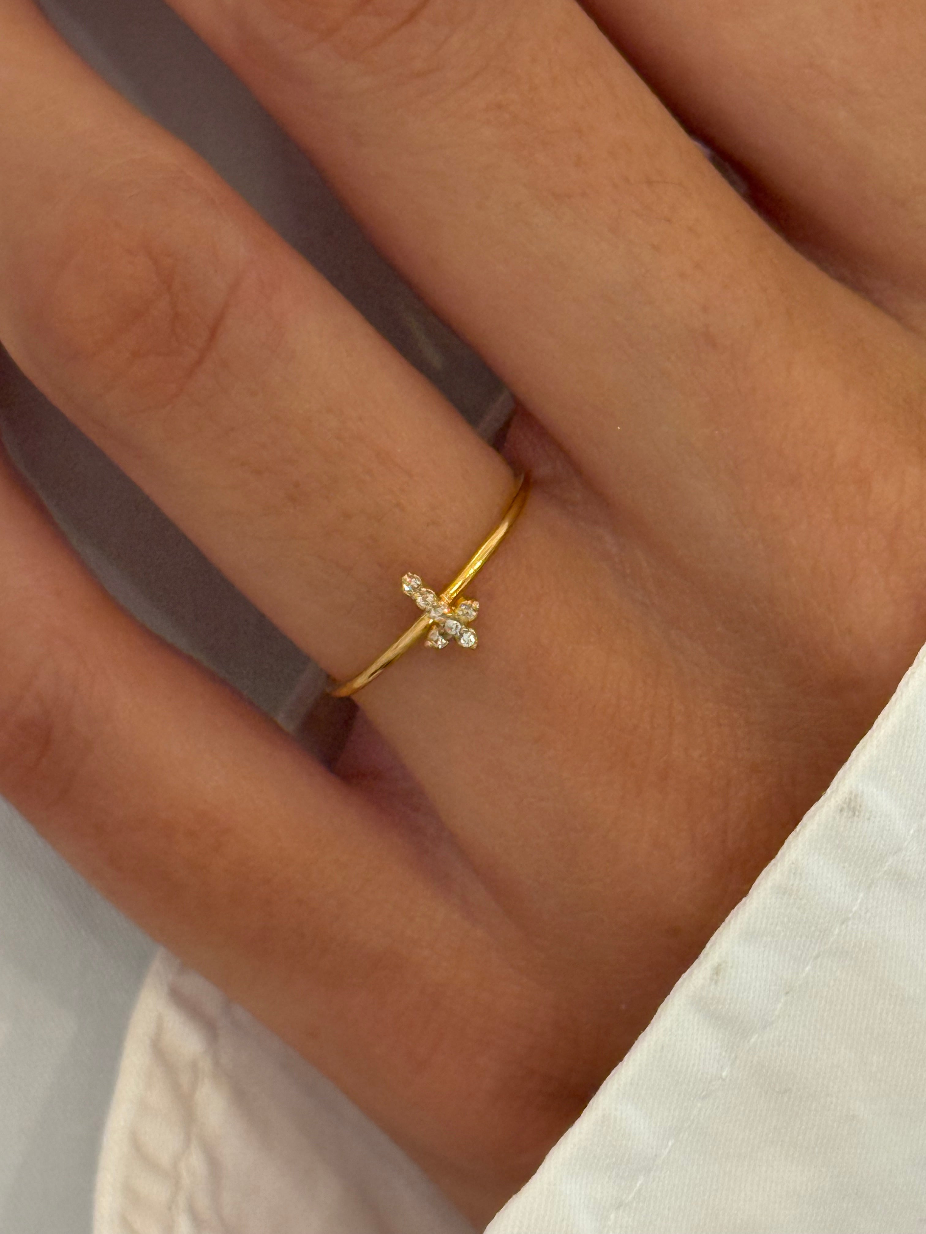 BAGUE PETITE CROIX