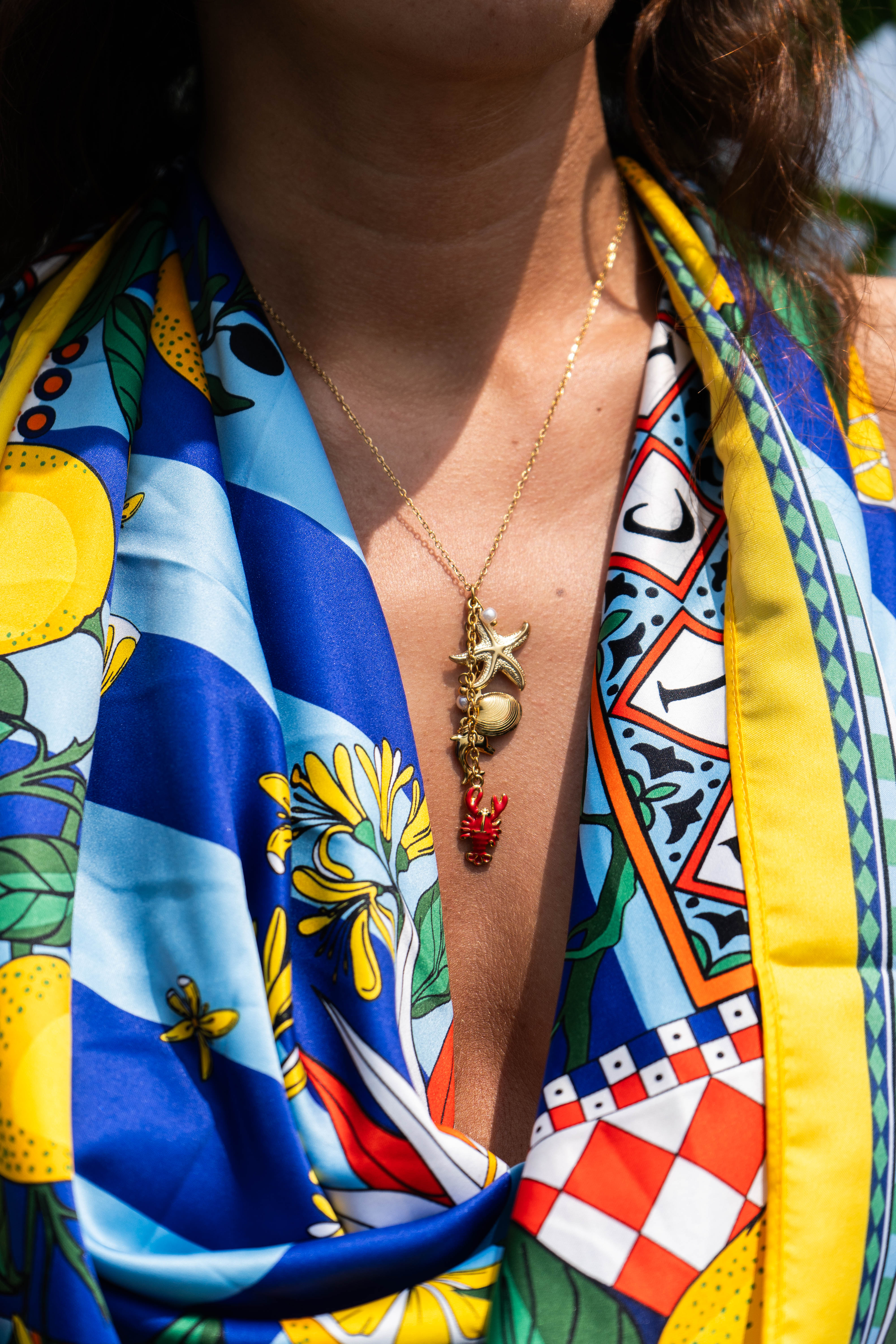 COLLIER HOMARD BRELOQUES