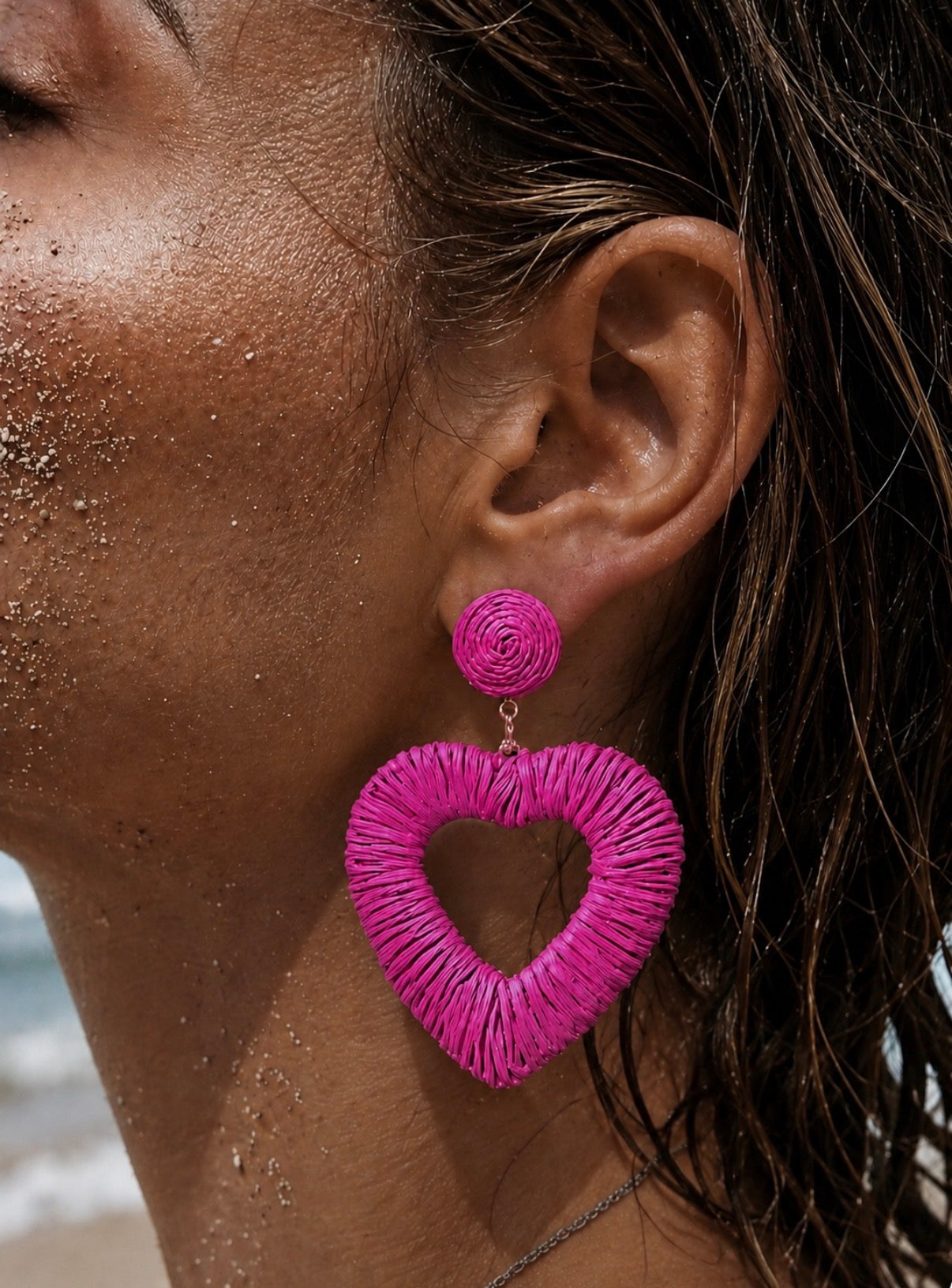 BOUCLES D'OREILLES ALIETTE ROSE