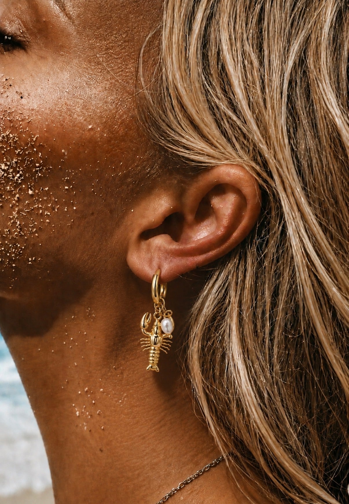 BOUCLES D'OREILLES HOMARD